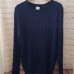 ARMANI Men's Dark Blue Sweater Size Large